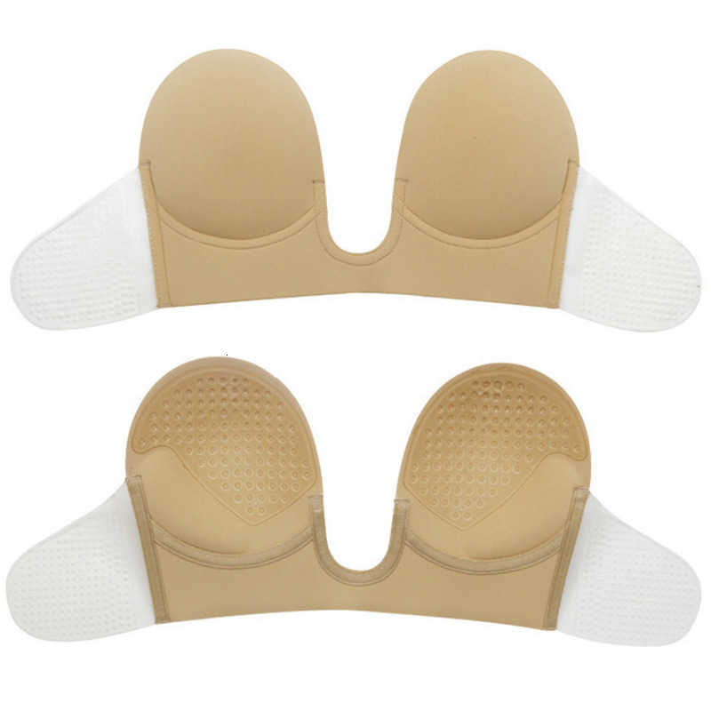 

Women's Bra 2022 New Arrivals u Plunge Hot Plus Size Lingerie Invisible Nipple Covers Underwear for v Prom Dress, Black