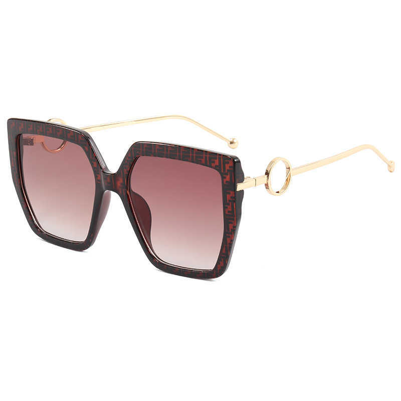 

Fashionable F Letter 0410 Fashion women's square sunglasses