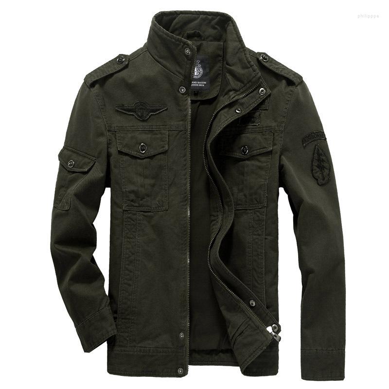 

Men's Jackets Spring And Autumn Outdoor Men's Jacket Top Coat Large Size Casual Cargo, Black