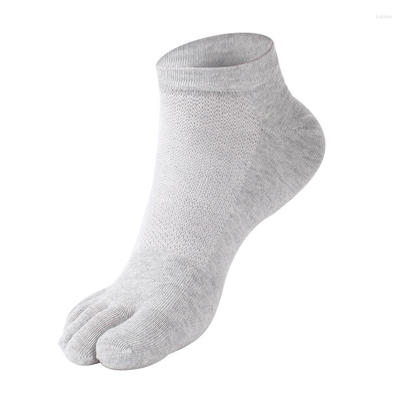 

Men's Socks Five-finger Men Short Tube Solid Color Cotton Four Seasons Casual Five Toe, Each color per pairs