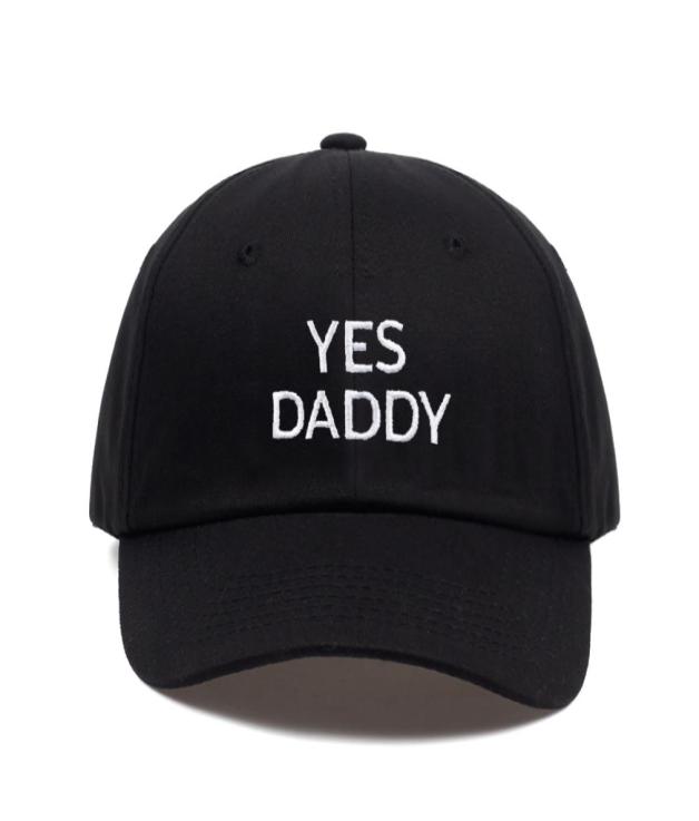 

2020 new Yes Daddy Embroidered Adjustable golf Cotton Cap Dad Hat Black baseball cap men women Hiphop snapback hat1852383