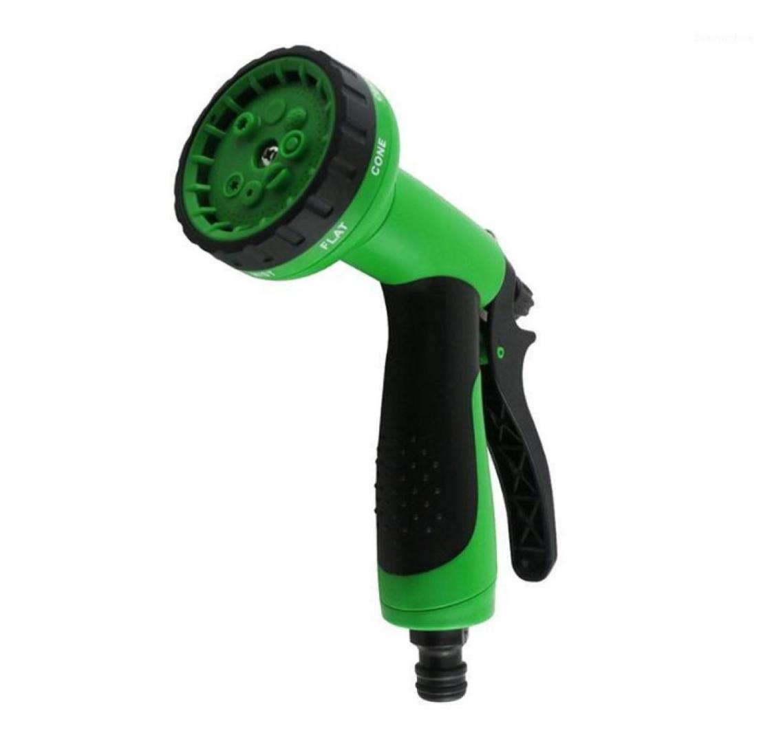 

Garden Hoses Water Gun Hose Nozzle 8 Pattern Heavy Duty High Pressure Wash Household Car Washing Yard Sprayer Pipe Tools 5FM9208073, Green
