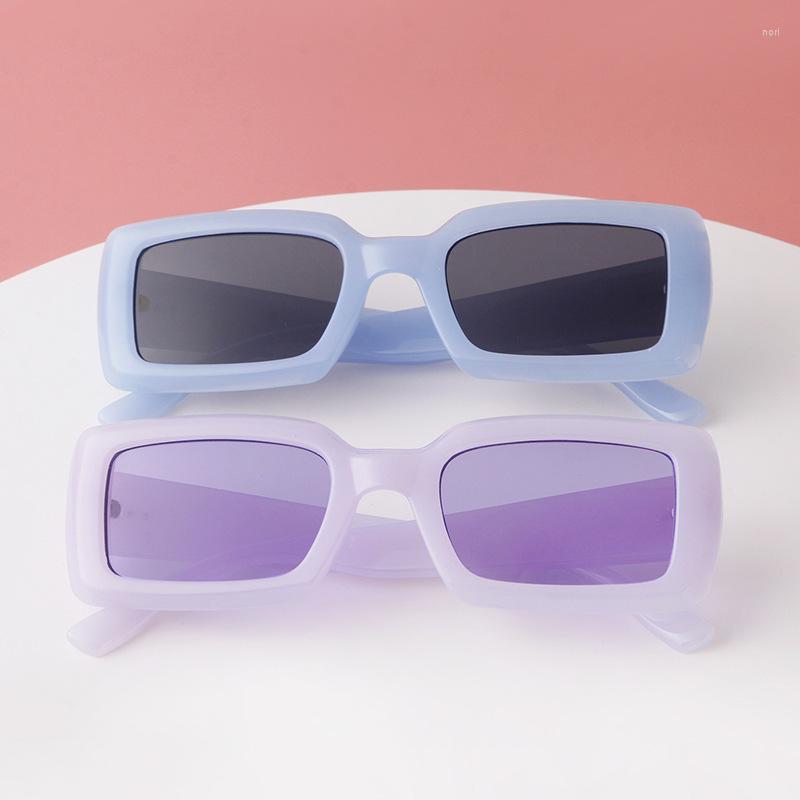 

Sunglasses Vintage Square Woman Brand Designer Fashion Candy Colors Sun Glasses Female Ins Small Frame