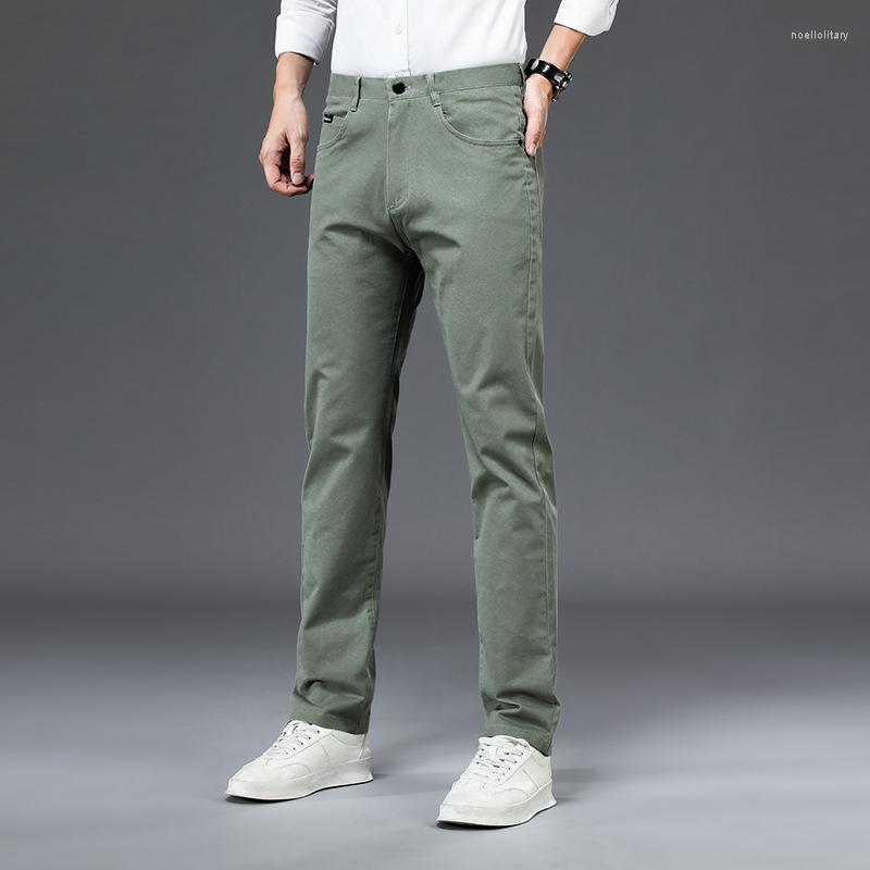 

Men's Pants Summer Suit Men Red Black Khaki Flat Formal Office Wear Smart Business Official Mens Dress Trousers For Clothing 2023