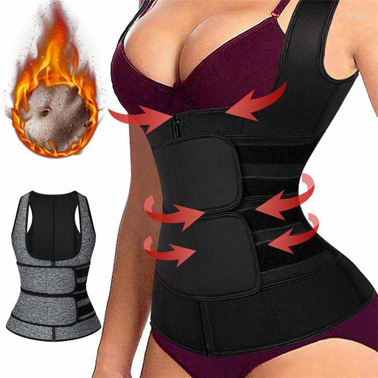 

Women' Shapers Womens Waist Trainer Vest Corset Sauna Sweat Suit Workout Tank Tops Weight Loss Shapewear Compression Shirt Slimming Body, Black2