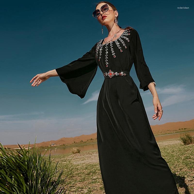 

Ethnic Clothing African Dresses For Women Dashiki 2023 Spring Autumn Loose Maxi Dress Ladies Traditional Fairy Muslim Abaya