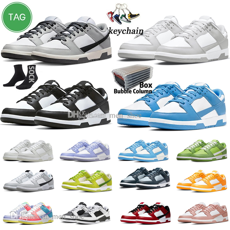 

Men Women Running Shoes White Black Active Fuchsia Panda Pigeon Light Smoke Grey UNC Chicago Medium Olive Court Purple Triple Pink Easter Mens Low Sneakers Trainers, Color-11