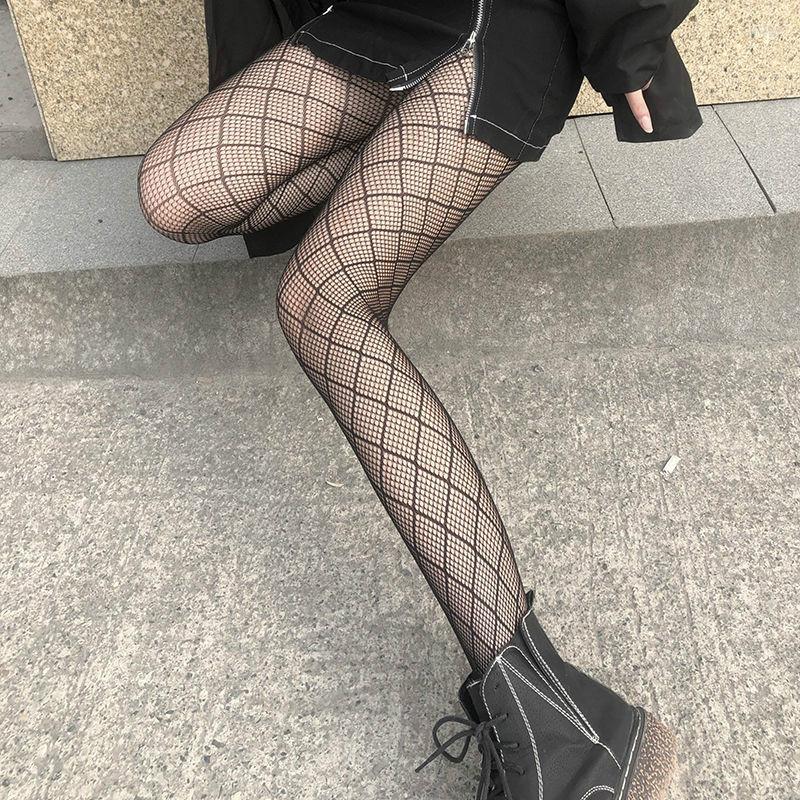 

Women Socks Tights Fishnet Pantyhose Plus Size Thigh High Hosiery Black Panty Hose Elastic Transparent Stockings