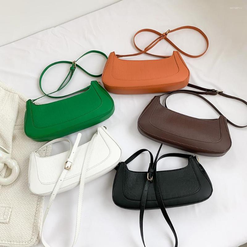 

Evening Bags Women Hobo Shoulder Bag Soft PU Stone Pattern Solid Color Shopping Zipper Underarm Portable Armpit Casual Travel, Black