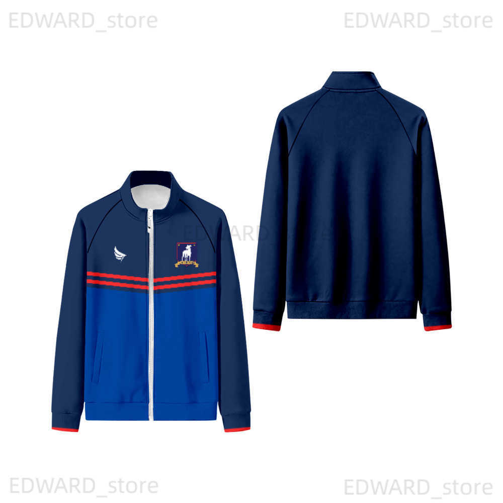 

DIY Hoodies Sweatshirts1 Ted Lasso Season 2 Zipper Sweatshirt Winter Passionate AFC Richmond Football Jersey Long Sleeve Tracksuit For Men Women T230509, Blue