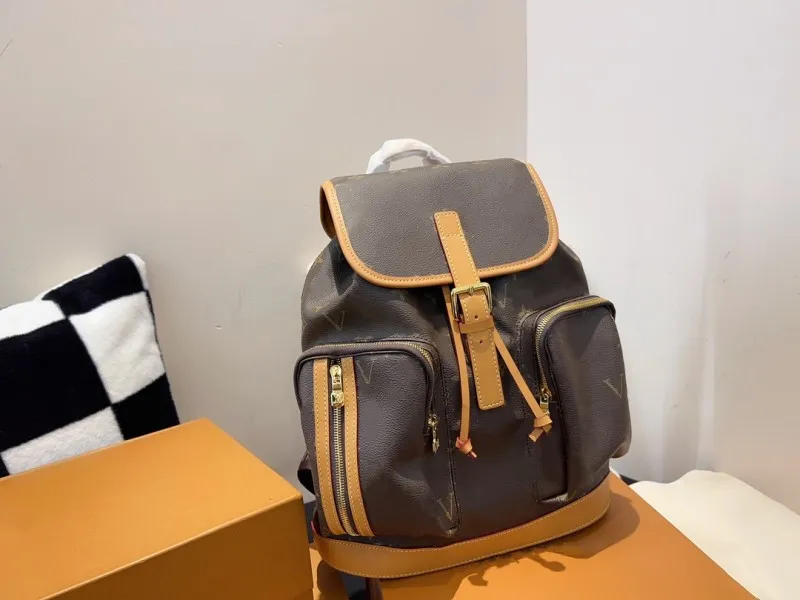 

leather Backpack Bosphore School Bag Travel Backpacks