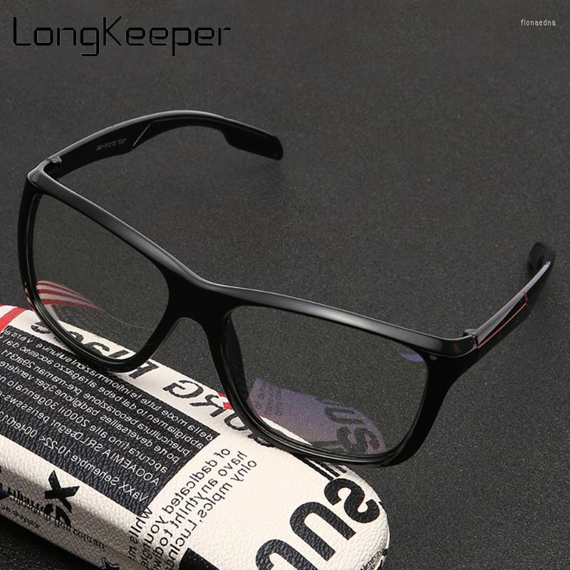 

Sunglasses LongKeeper Anti Blue Light Glasses Men Women Classic Square Eyeglasses Frame Black Clear Lens Computer Eyewear Optical