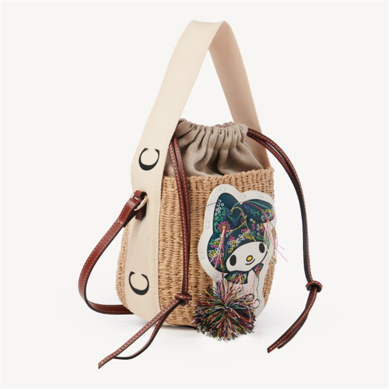 

MELODY Shoulder Bags Fashion Designers Luxurys Straw Bag For Womens Ladies Casual Vintage Summer Holiday Cross Body Handbags, C2