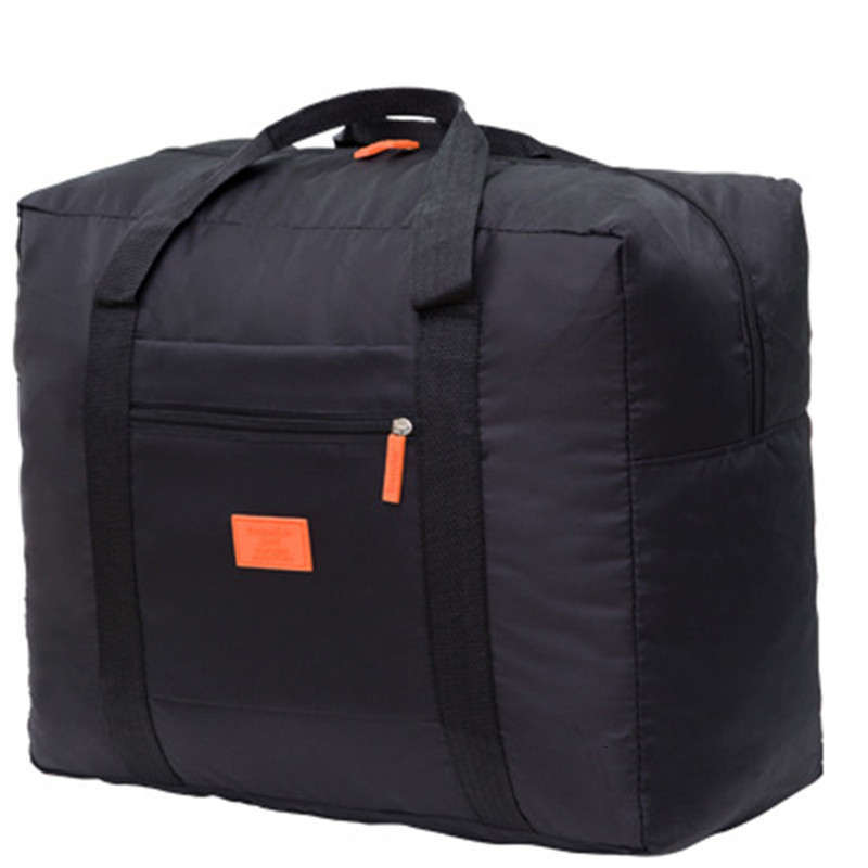 

Duffel Bags Portable Multi-function Bag Folding Travel Bags Nylon Waterproof Bag Large Capacity Hand Luggage Business Trip Traveling Bags 230509, Black