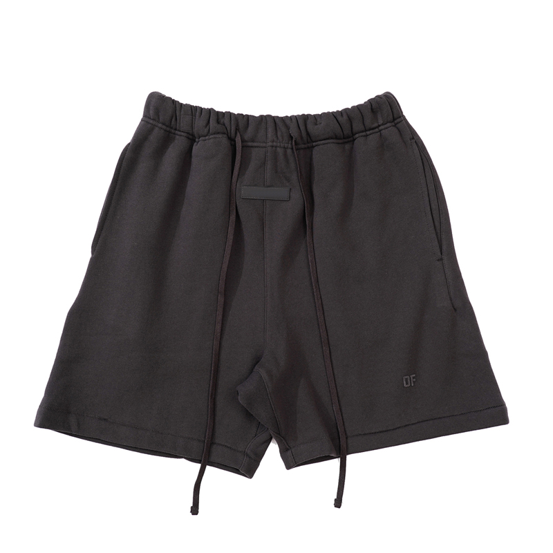 

22FW Europe USA Flocking Print Fleece Shorts Women Men skateboard Sweatshort Cotton Running Middle Pants Jogging Short Sweatpants Coral, Apricot