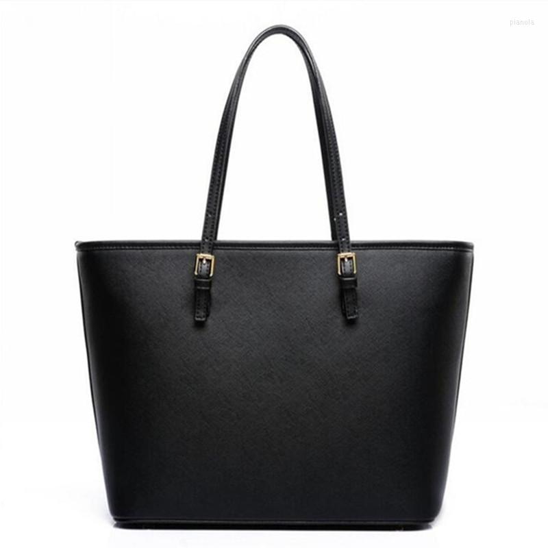 

Evening Bags Big Bag 2023 Fashion Women Pu Leather Handbag Brief Shoulder Black White Large Capacity Luxury Tote Shopper Designer, B-grey