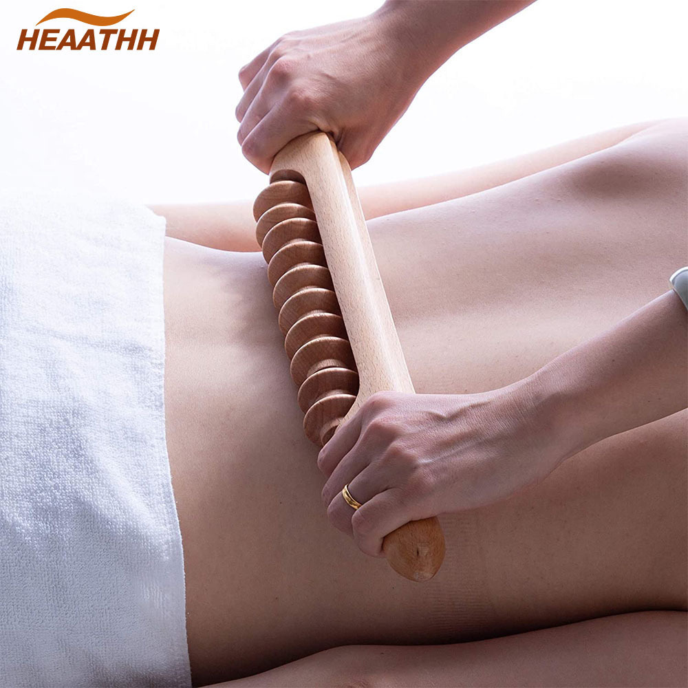 

Massaging Neck Pillowws Lymphatic Drainage Massage Roller Wooden Therapy Tool Handheld Trigger Point Manual Muscle Relaxation Rolle Stick 230508