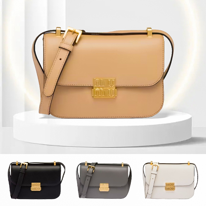 

Fashion Miu mini Shoulder bag Luxury black designer cool Men Genuine leather miui pochette envelope clutch bag flap totes handbag Woman crossbody square travel Bags, Brown