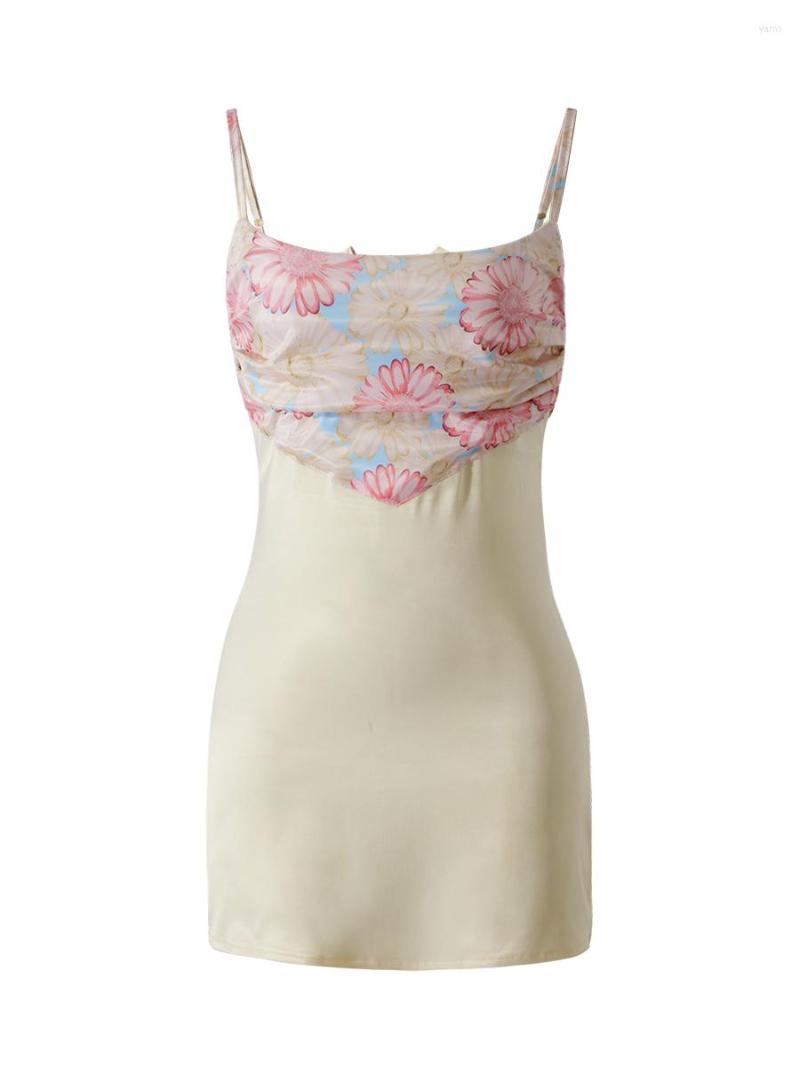 

Casual Dresses Women White Graduation Dress 2023 Cute Ruffle A Line Flare Flowy Short Mini Y2k Lace Square Neck Smocked, S white