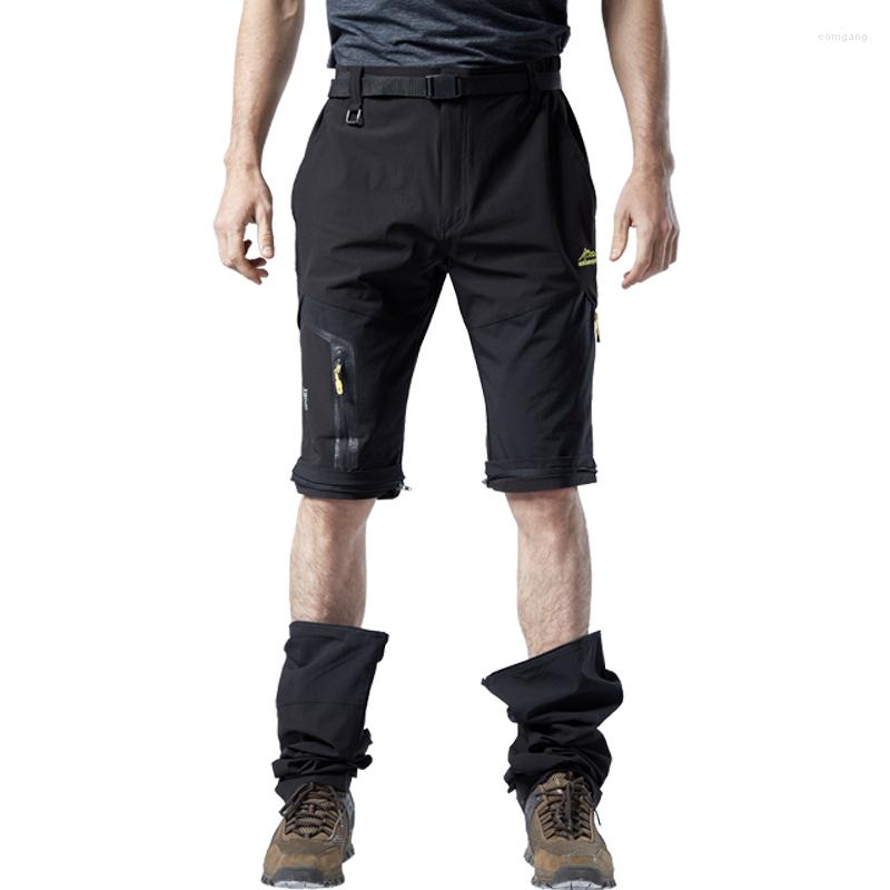 

Men's Pants Tactical Military Uniform Men's Outdoor Quick-drying Shorts Detachable Work Supplies Casual, Dark grey