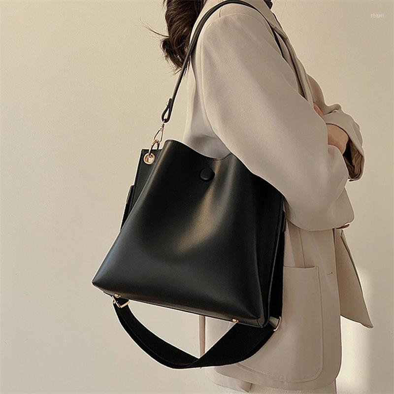 

Evening Bags Fashion Large Capacity Bucket Crossbody For Women Casual Portable Shoulder Messenger Bag Ladies Fasion Handbags Purses, Black