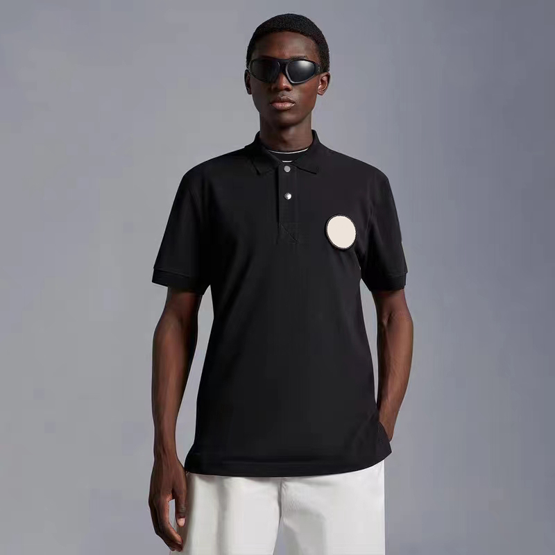 

France Luxury mens t shirt polo shirt Chest Double Logo shirts 2023 Brand Designer tshirt AAA Quality tshirts EU S--XL, 98.2