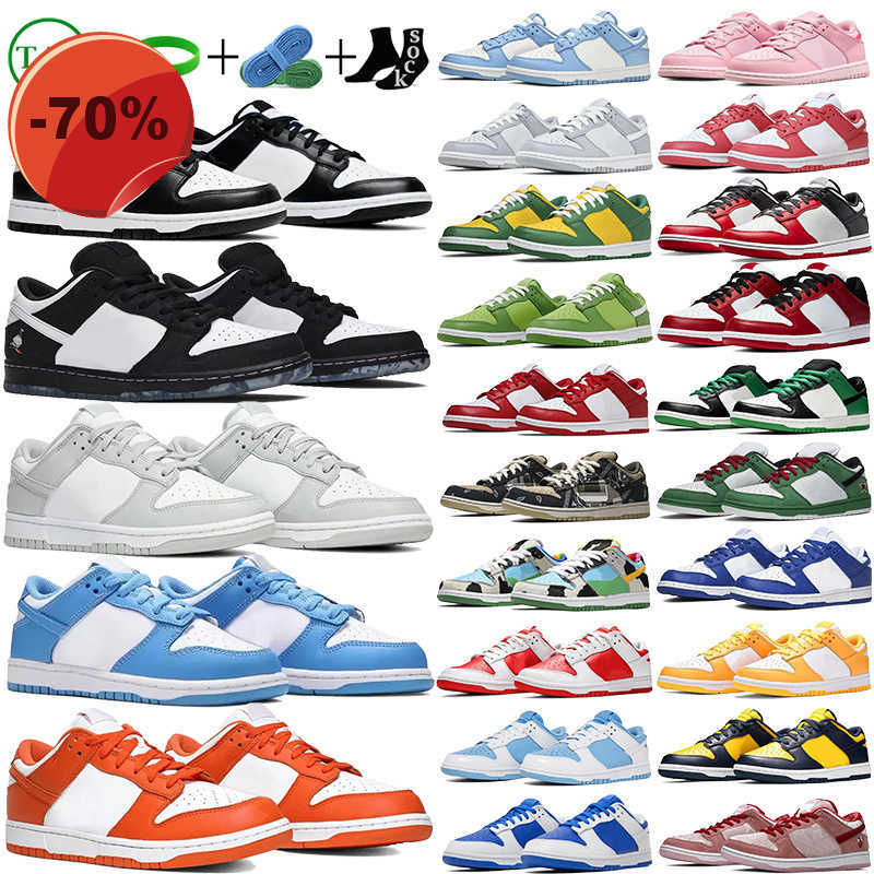 

Sandals With Box Designer Skate Casual Shoes for Men Women SB Low Mens Womens Sneakers White Black Panda Triple Pink University Red UNC Grey Fog Chicago Michig, 26