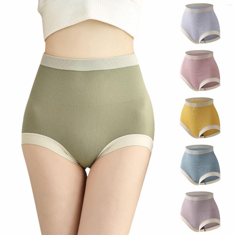 

Women's Panties Women's Large Size High Waist Belly Retraction Sexy Seamless Cotton Bottom File Buttock Lifting Comfortable
