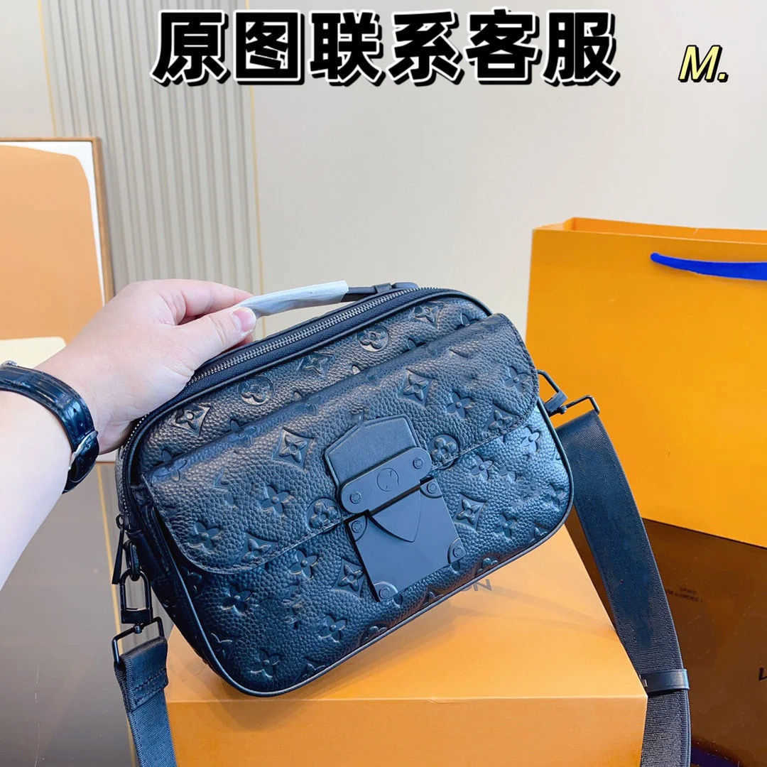 

Waist Bags 2023 High Beauty Fashion Classic Men's Postman Crossbody Bag Single Shoulder Bag High Capacity Bag7inu, 24x6x17cm