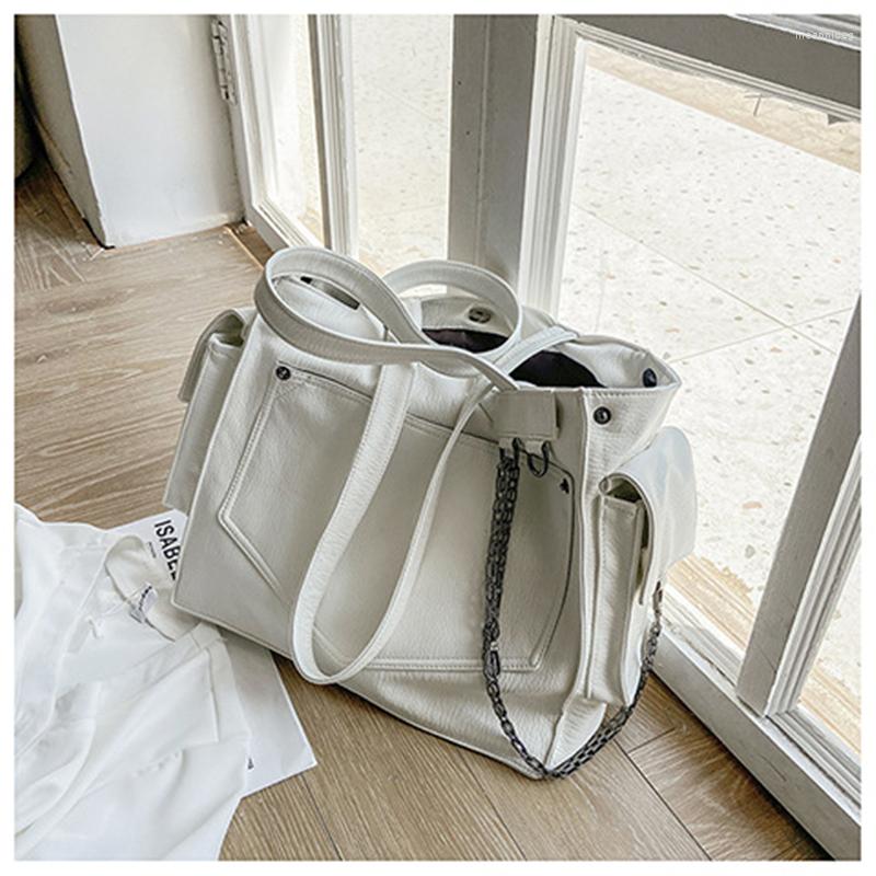 

Evening Bags Ladies Fashion Luxury Large Capacity Magnetic Buckle Tote Bag Leisure Chain Shopping Travel Shoulder Messenger Purses, Black