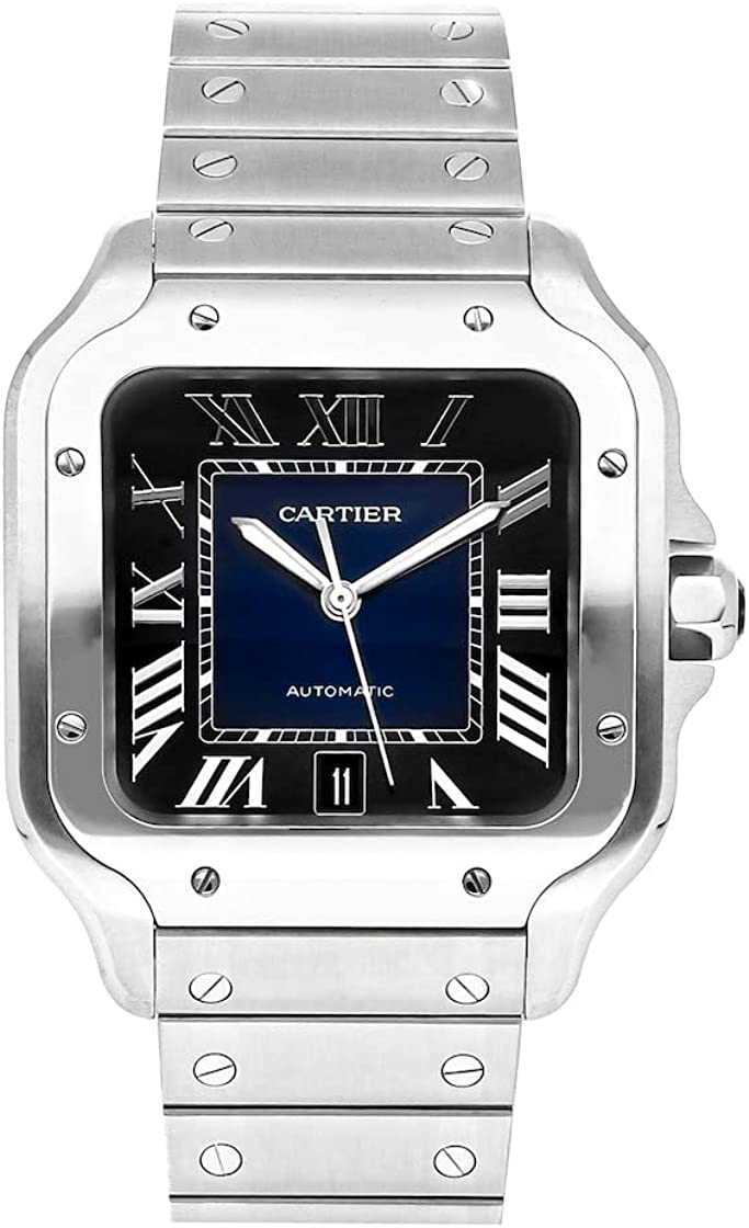 

luxury high quality watch santos fashion wristwatch De Blue Dial WSSA0030, Split