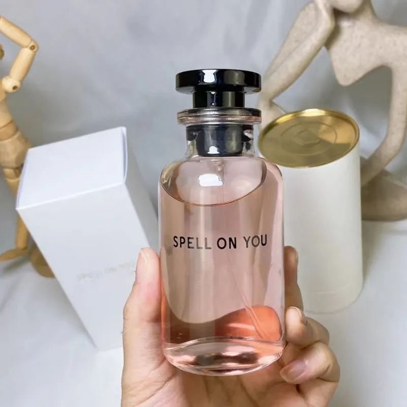 

Luxuries Perfume For Women Men Colognes SPELL ON YOU 100ml perfume bottle Fragrance Long Lasting Roses and peaches Aroma therapy High Quality