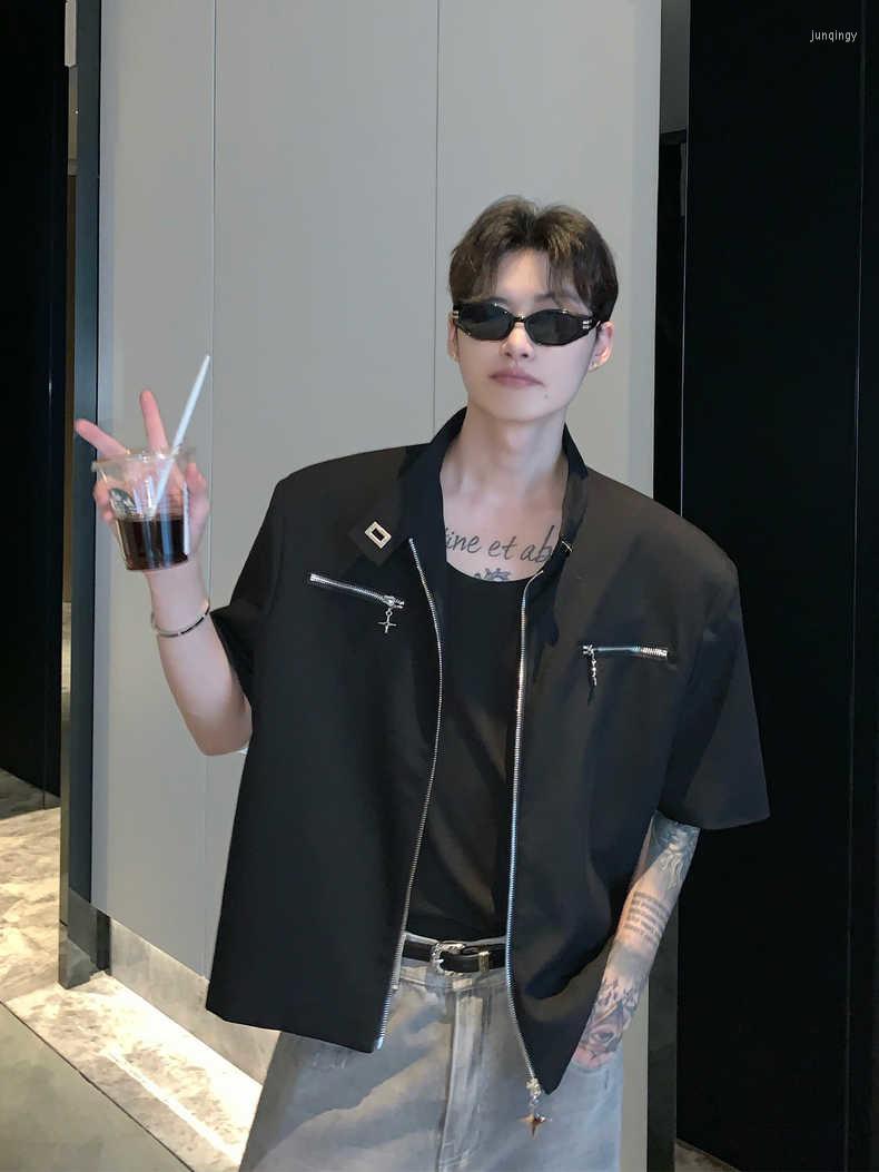 

Men's Casual Shirts Fashionable Men's Q04345 2023 Luxury Circus European Design Party Style Wear, Picture shown