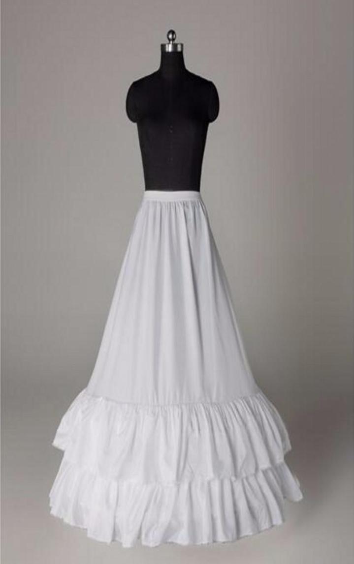 

White A Line Petticoats For Wedding Dress Hoop Petticoat Underskirt Cheap Bridal Accessories Women Crinoline Jupon3791914