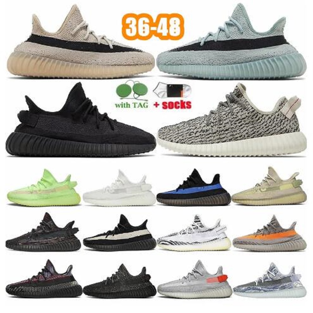 

Designer v2 Running Shoes for Men Women Salt Slate Zebra Bone Onyx Dazzling Blue Oreo Static Reflective Beluga Black Angel Sneakers Sports Trainers, #94