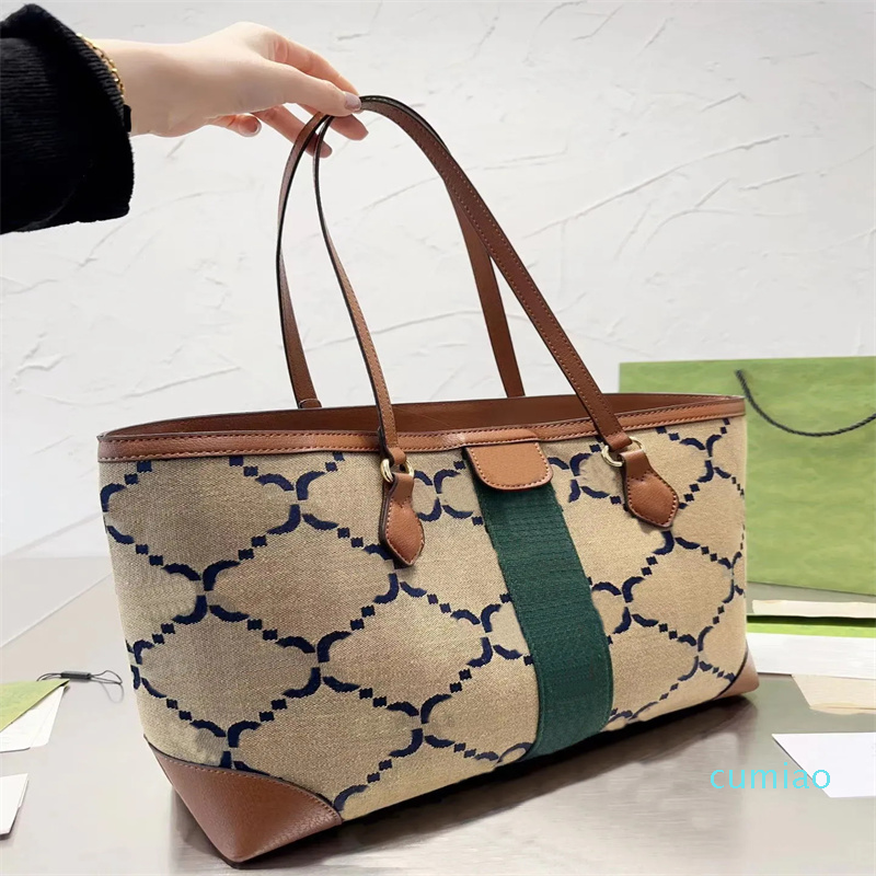 

2023-Luxury Designer Women's Shopping tote Bag Designer Shoulder Bags women large Handbag Leather Canvas Fashion Women's Totes Bags