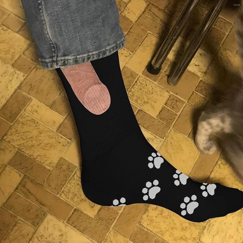 

Men's Socks Fun Pattern Casual Bag Cotton Novelty Show Off Men And Women Winter Warm