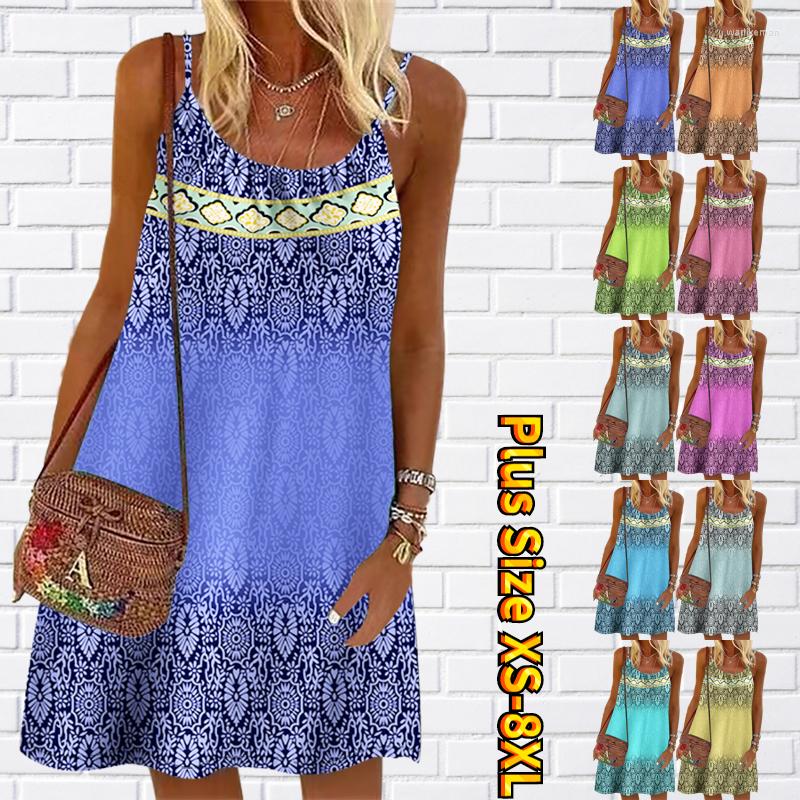

Casual Dresses 2023 Summer Strap Sexy Loose Dress Knee Length Women's Rope Fashion Off Shoulder Sleeveless, 33369blue