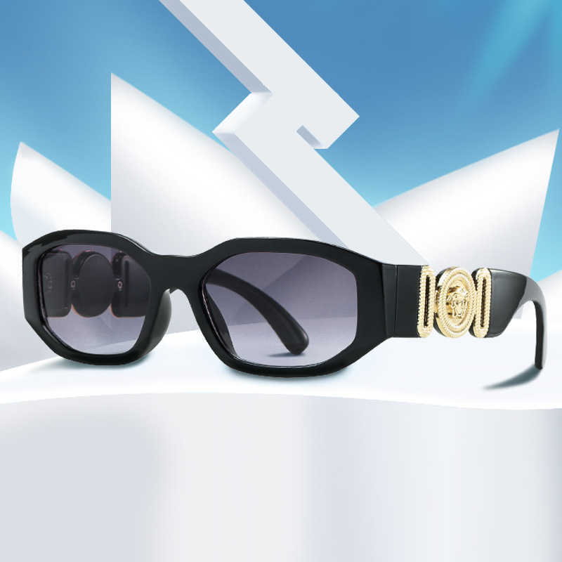 

New personalized net Red irregular small frame sunglasses Fashion men's and women's Sunglasses