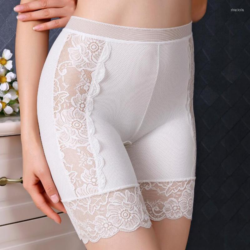 

Women's Panties 2023 Female Lace Seamless Safety Short Pants Women's High Waist Stretch Shorts Briefs Slimming Underwear Lingerie, White