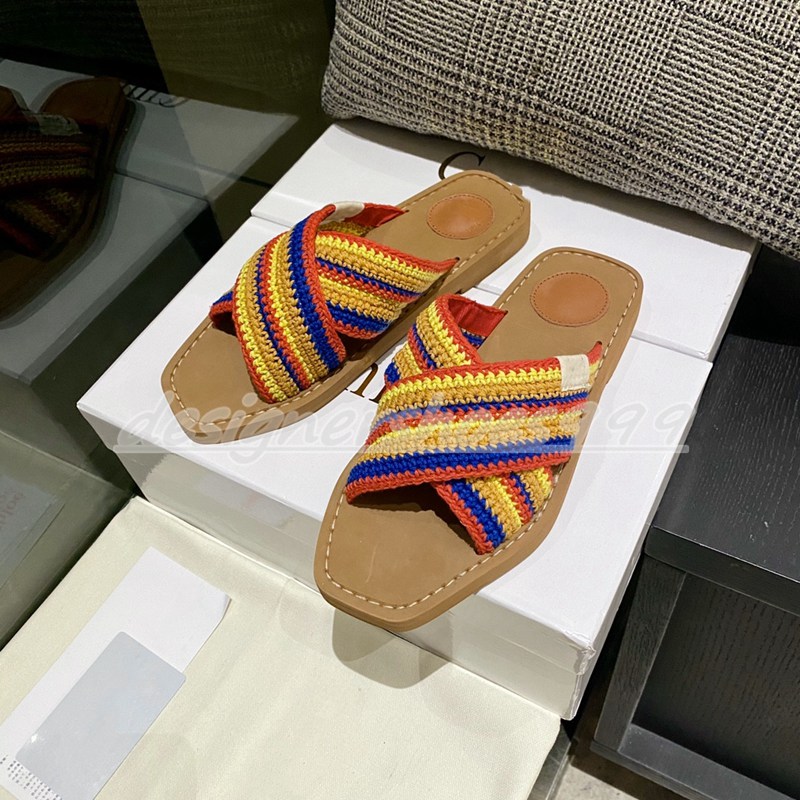

High quality Ladies Slippers Luxury Rhinestone Leathe Designer Style Square Toe Cross Strap Roman Sandals Sexy Shiny Women Summer Flip Flops size 35-42