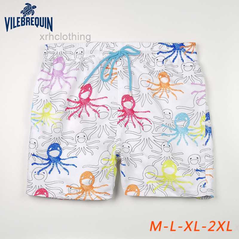 

Men's Printed Turtle Summer Beach Pants Vilebrequin Shorts Surfing Short 3 OLJG{category}, Vq318 green