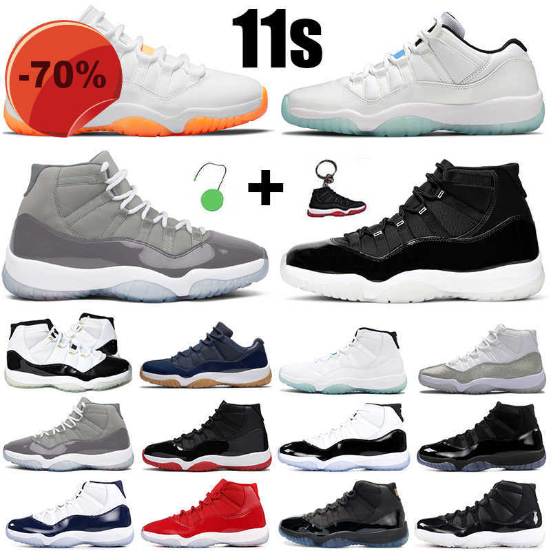

Sandals With Box 11 basketball shoes jumpman 11s 25th Anniversary Legend Blue Low Citrus DMP Gold Eyelet Cap and Gown women mens trainers sport, 11s university red low