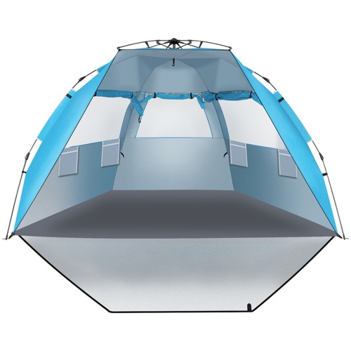 Portable Pop-up Outdoor Camping Tent Sunscreen Folding Tent Light Breathable Outdoor Supplies Beach Park 2-4 Person Tent Outdoor Camping Qui-image-864178075