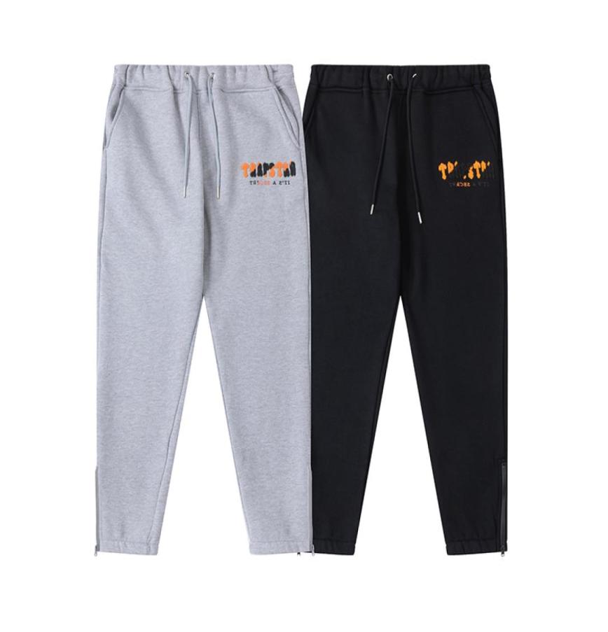 

Men039s Pants TRAPSTAR embroidered lettering Breathable womens sweatshirt sporty label full topstrack and field jogging Pants M8457087, Multi