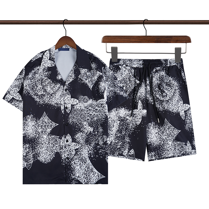 

Men Designer Blouses Casual Shirts Fashion Letter Tiger Print Slik Bowling Shirt Mens Plus Size Dress Shirts Summer Short Sleeve Tshirt Tees Shirt, As the picture shows