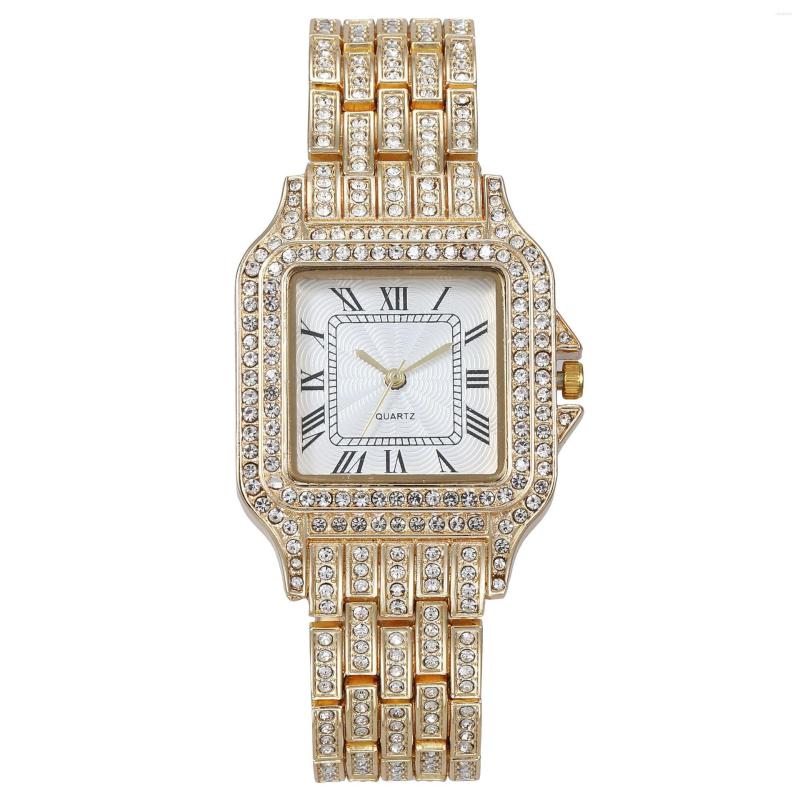 

Wristwatches Luxury Crystal Women Watches Fashion Diamond Ladies Quartz Watch Steel Female Wristwatch Clock Montre Femme Relogio, Gold