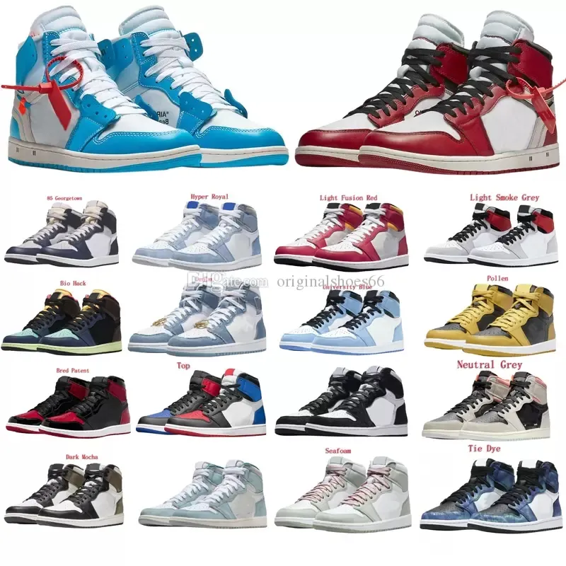 

Top Layer Skin Jumpman 1 High Basketball Shoes Og 85 Georgetown University Blue Origin Story Denim Hyper Royal Dark Mocha Tie Dye Top Mens W, Cd4487-100