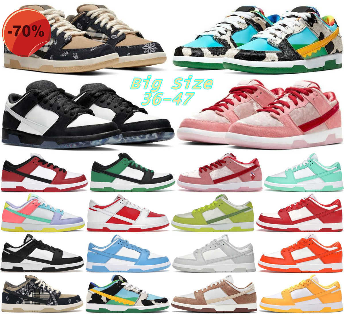 

Sandals With Box Designer Shoes sb low Mens Womens Lows Medium Olive Panda Safari Mix UNC Syracuse Grey Fog Kentucky Chicago Triple Pink Platfo, 34