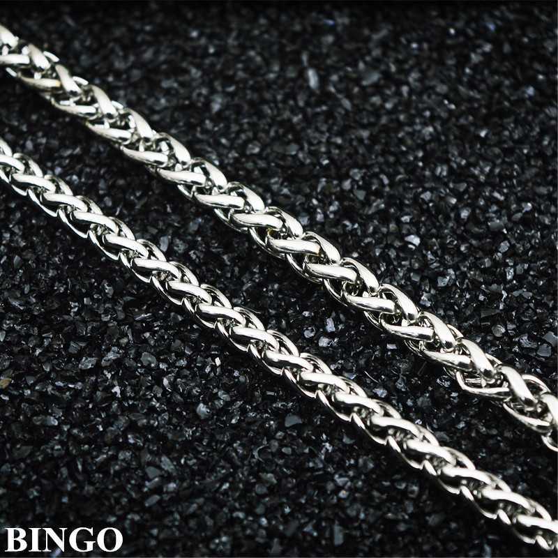 

Domineering Long Collarbone Chain Men's Large Necklace Thick Korean Fashion Trendy Neck Chain Men's Titanium Steel Necklace Package
